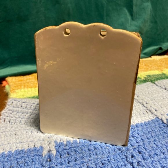 Ceramic Wall Pocket Spice Graphics Kitchen Vintage Kitschy Organizer - Picture 6 of 14